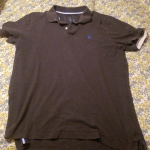 Mens dark grey Express polo